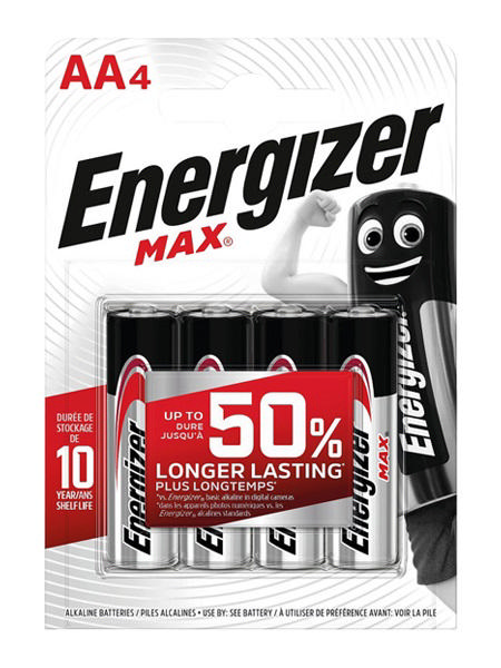 ENERGIZER MAX AA ΜΠΑΤΑΡΙΕΣ 4 ΤΕΜ 