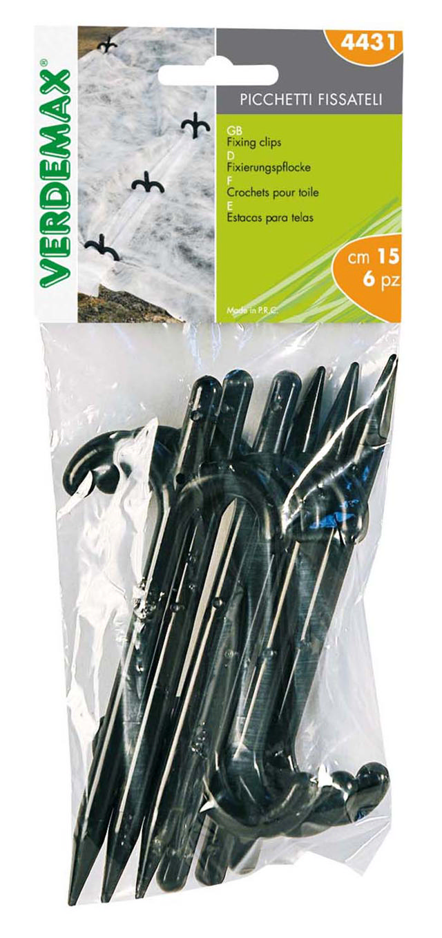 VERDEMAX PLASTIC STAKES 15CM 6PCS