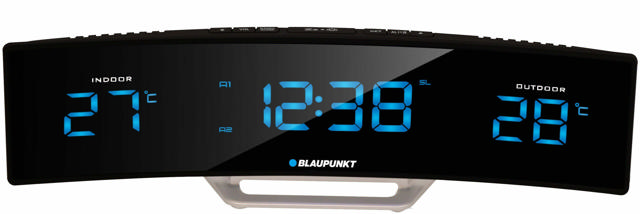 BLAUPUNKT CR12BK ΡΑΔΙΟΦΩΝΟ ΡΟΛΟΙ ΜΕ ΕΣΩΤΕΡΙΚΗ ΚΑΙ ΕΞΩΤΕΡΙΚΗ ΘΕΡΜΟΚΡΑΣΙΑ