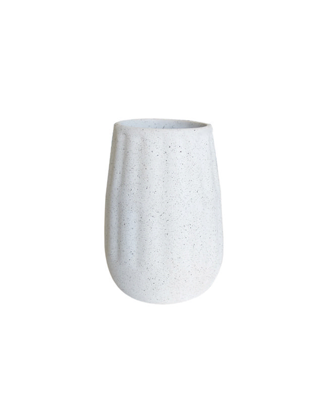 TUMBLER CREAM STONEWARE