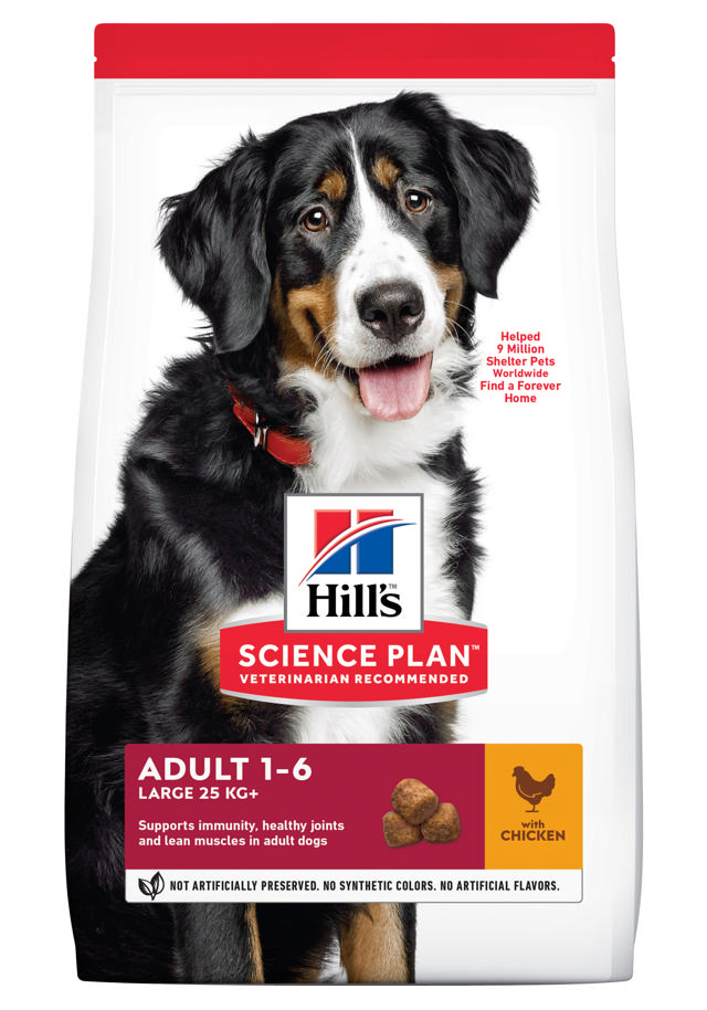 HILLD SCIENCE PLAN CANNIE ADULT DOG LARGE BREED CHICKEN 18KG