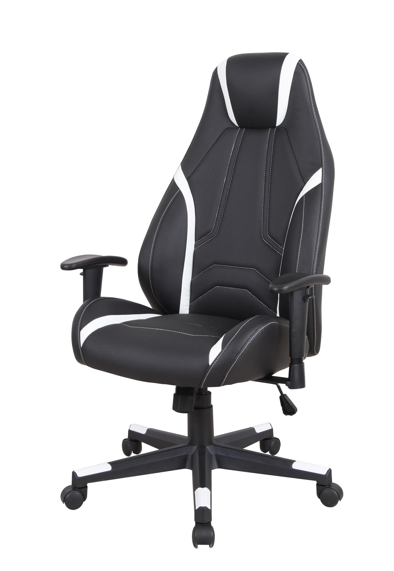 ACE OFFICE CHAIR BLACK/WHITE 69x68x117-126.5CM