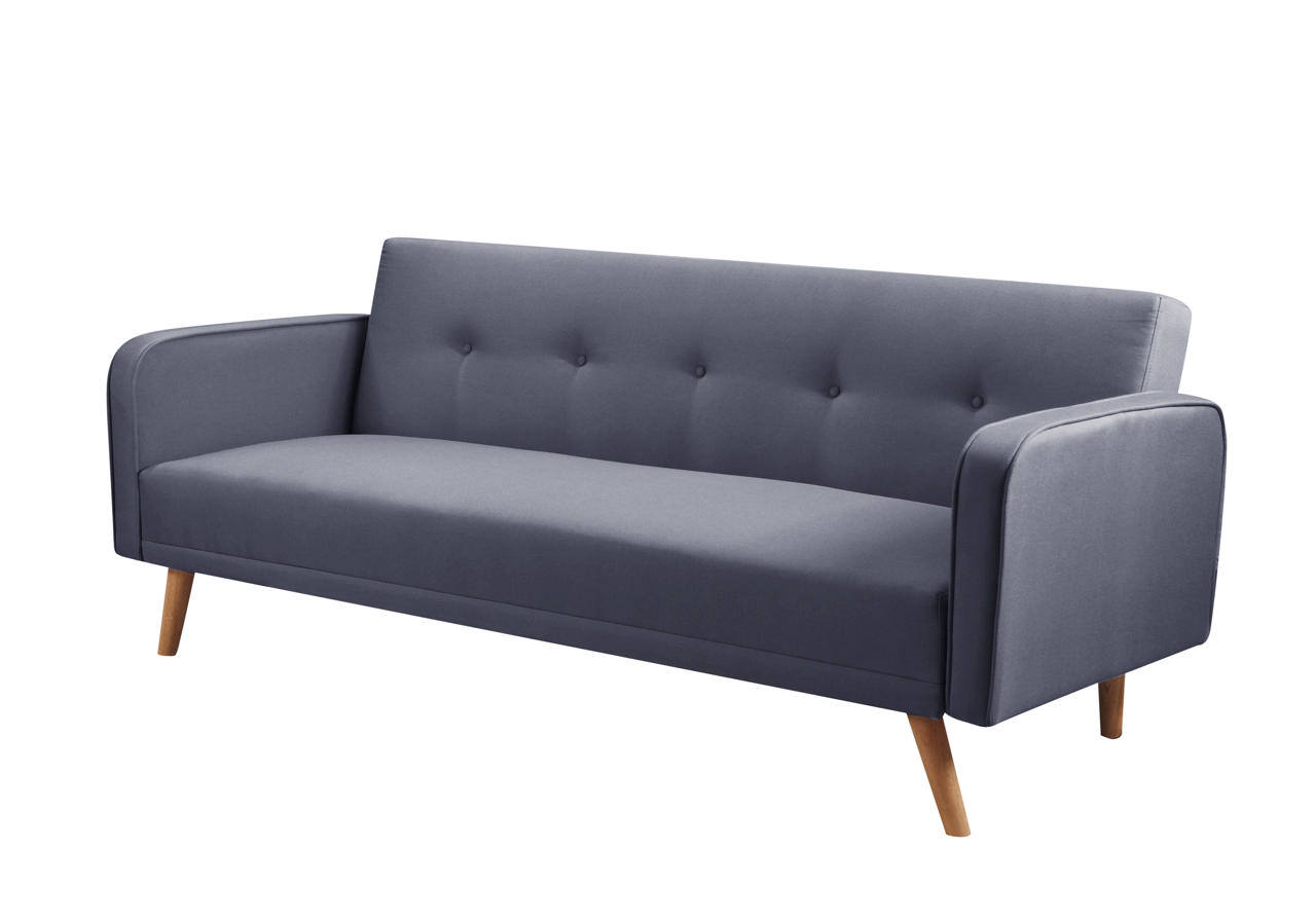 MELINA SOFA 208X85X82CM DARK GREY