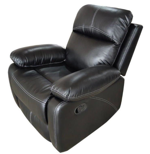 HELEN LV679 FOLDED RECLINER CHAIR - BLACK