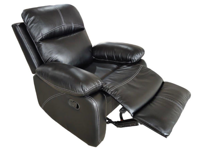 HELEN LV679 FOLDED RECLINER CHAIR - BLACK