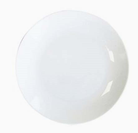 LIFESTYLE DINNER PLATE PORCELAIN WHITE 27CM 