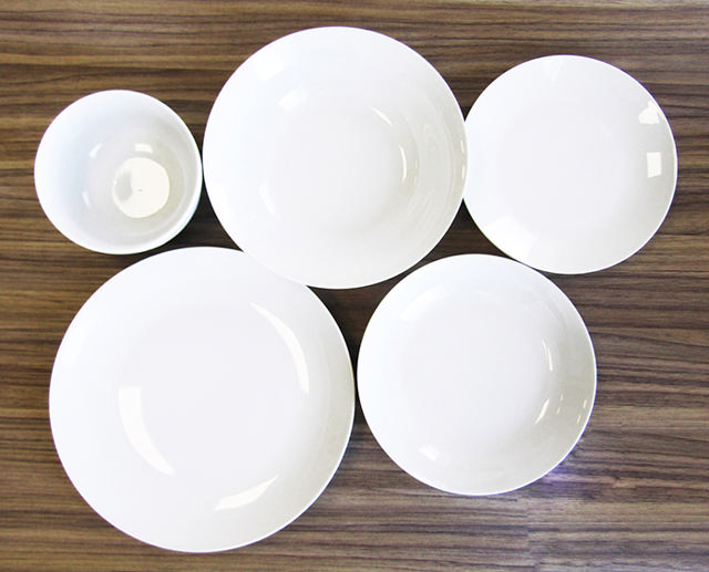 LIFESTYLE DINNER PLATE PORCELAIN WHITE 27CM 