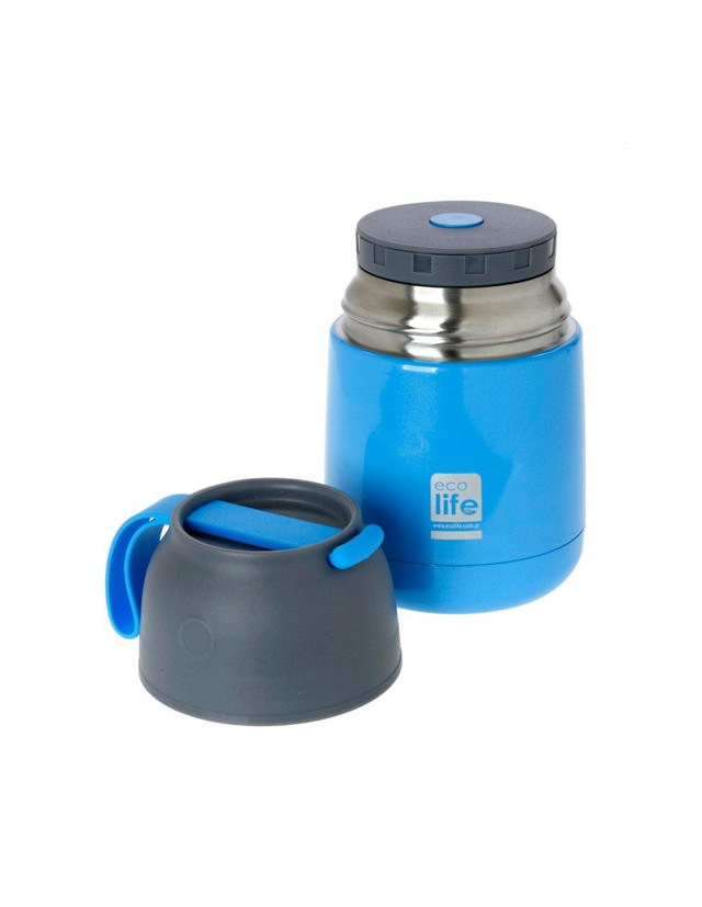 ECOLIFE FOOD CONTAINER BABY BLUE 450ML