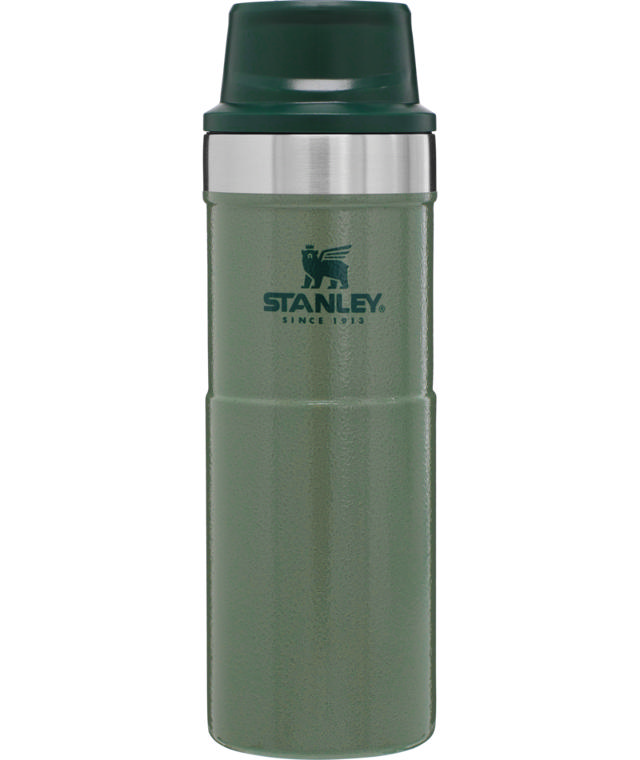 STANLEY CLASSIC TRIGGER ACTION TRAVEL MUG GREEN 0,47LTR