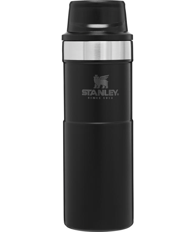 STANLEY CLASSIC TRIGGER ACTION TRAVEL MUG BLACK 0,47LTR