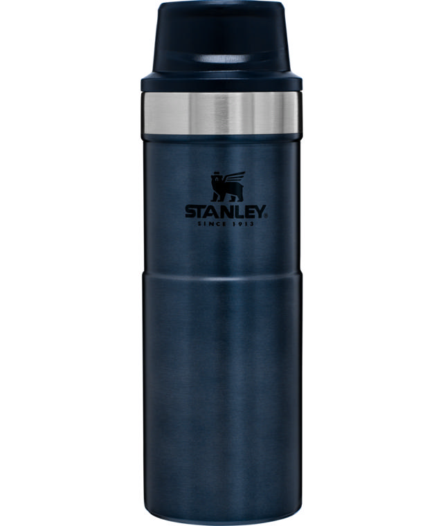 STANLEY CLASSIC TRIGGER ACTION TRAVEL MUG BLUE 0,47LTR