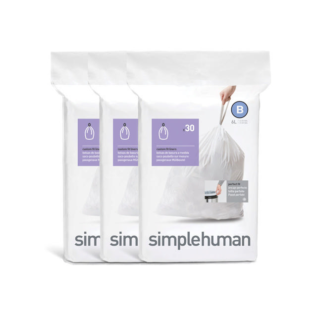 SIMPLEHUMAN BIN BAG LINER B (6L) 30PCS