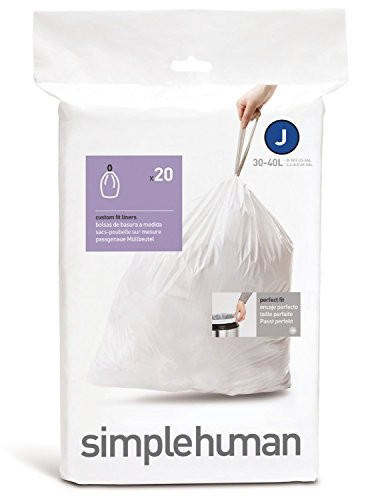 SIMPLEHUMAN ΤΣΑΝΤΑ ΚΑΔΟΥ J (30-40Λ) 20ΤΕΜ