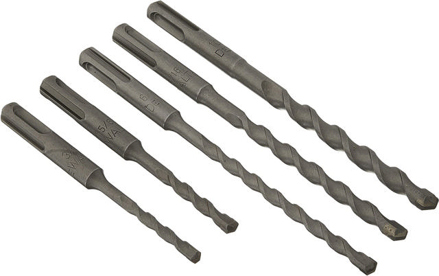 DEWALT SET HAMMER DRILL BITS 5PCS