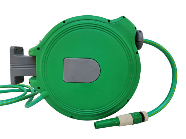 WALL MOUNTED REEL HOSE WITH RETRACTABLE HOSE 20M 1/2