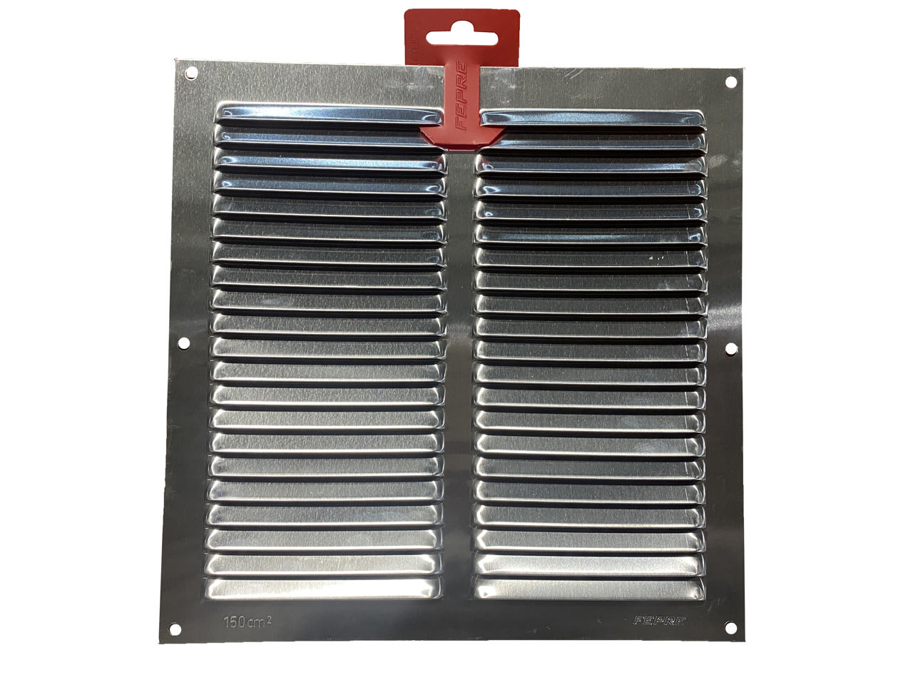 VENTILATOR AIR GRILL 0.8MM 25X25CM NATURAL SILVER