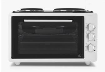 OTTO MO42W2H MINI OVEN WHITE 42L 2 HOBS