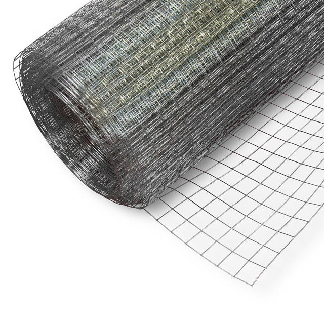 GALVANISED SQUARE MESH 51cmX10m 12.7MM MINI ROLL