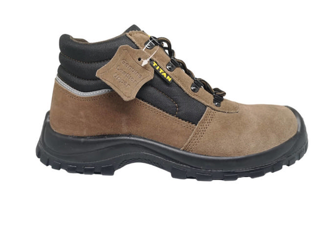 TITAN S1 P SRC SAFETY SHOES ΔΕΡΜΑΤΙΝΟ  SIZE 43