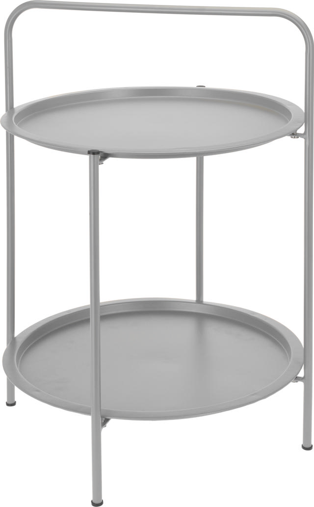 TABLE ROUND 50CM LIGHT GREY COLOR