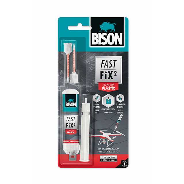 BISON FAST FIX² ΥΓΡΟ ΠΛΑΣΤΙΚΟ ΙΣΧΥΡΗ ΕΠΙΣΚΕΥΑΣΤΙΚΗ ΚΟΛΛΑ 10GR