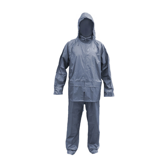 H&C PVC RAIN SUIT PVC 150T BLUE M