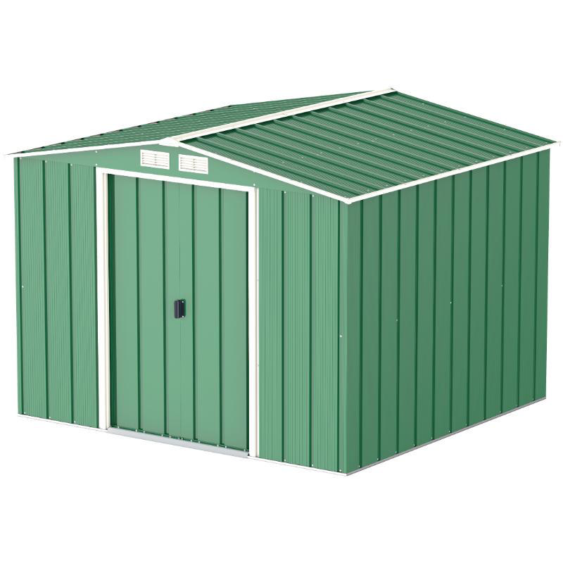  DURAMAX ECO METAL SHED 8X8FT GREEN