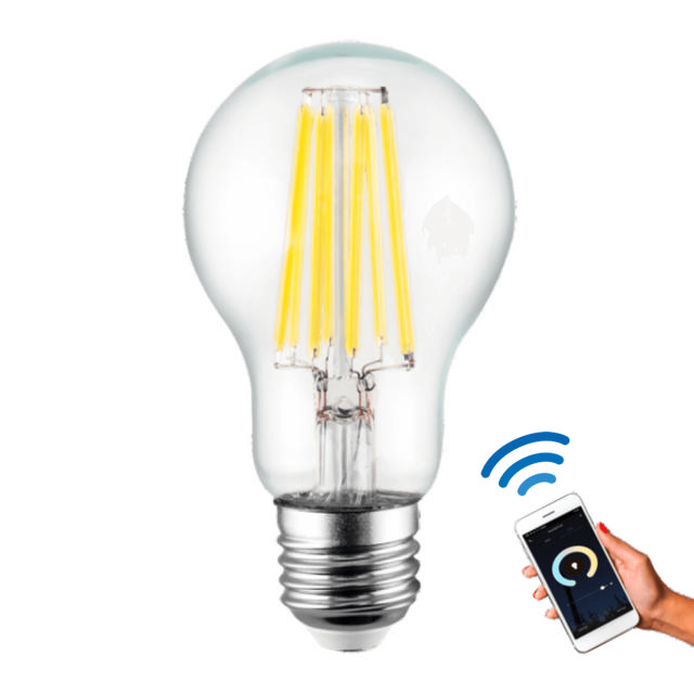 SUNLIGHT LED 7.5W ΕΞΥΠΝΟΣ ΛΑΜΠΤΗΡΑΣ ΝΗΜΑΤΟΣ A60 E27 CCT WIFI TUYA APP 806LM