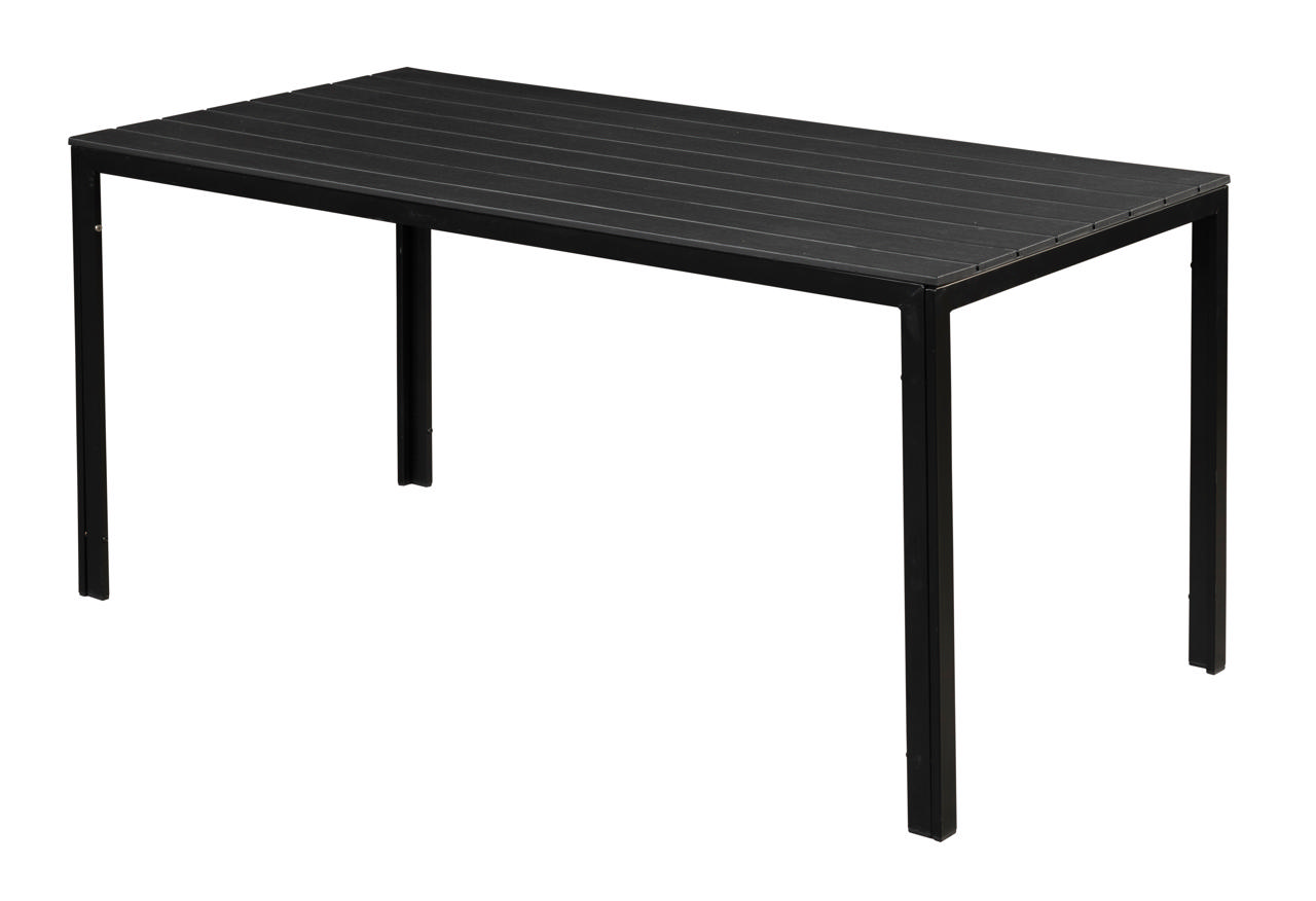 CALIFORNIA RECTANGULAR TABLE 160X80CM ANTHRACITE 