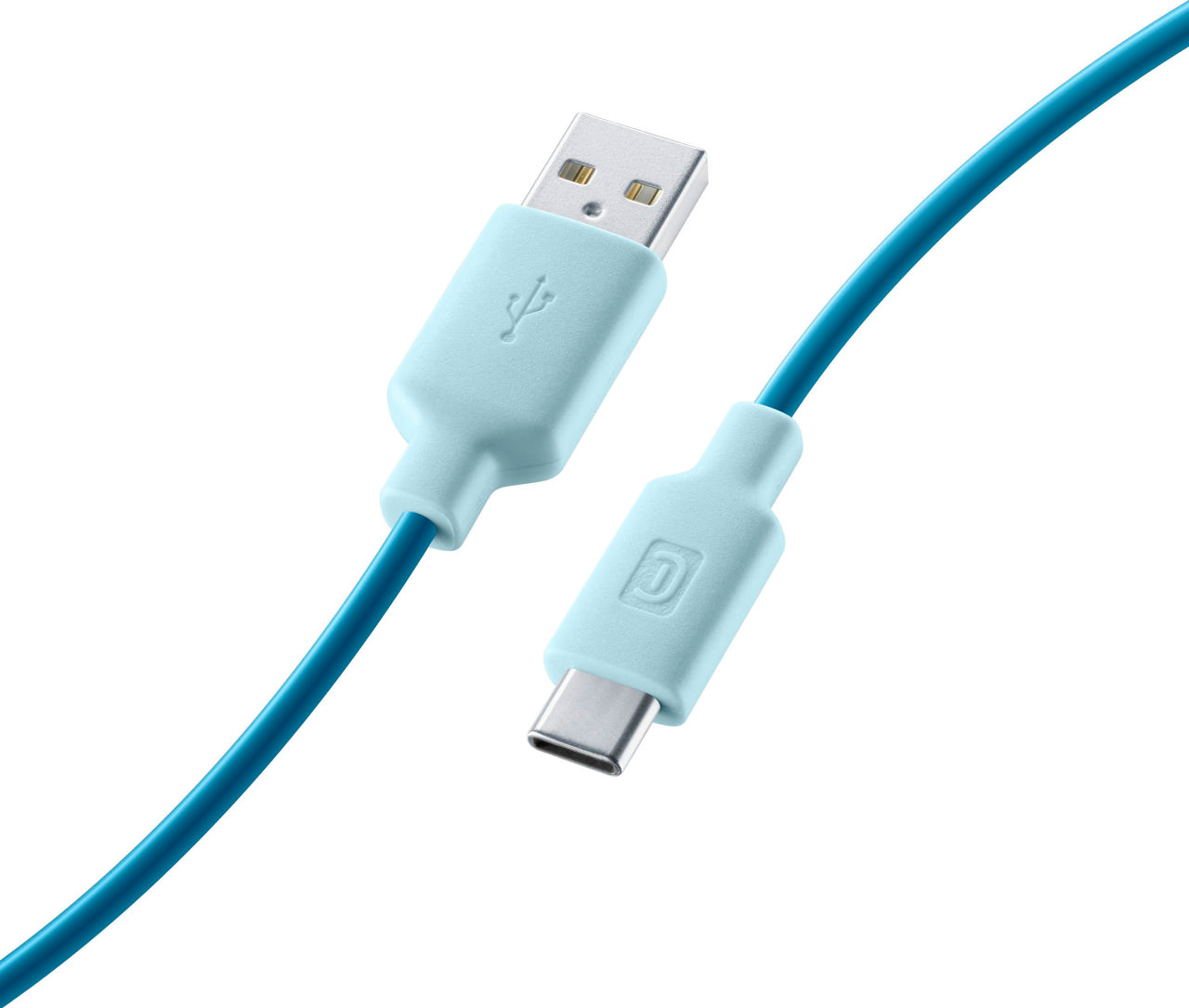 CELLULAR LINE CABLE USB-A TO USB-C 1M BLUE