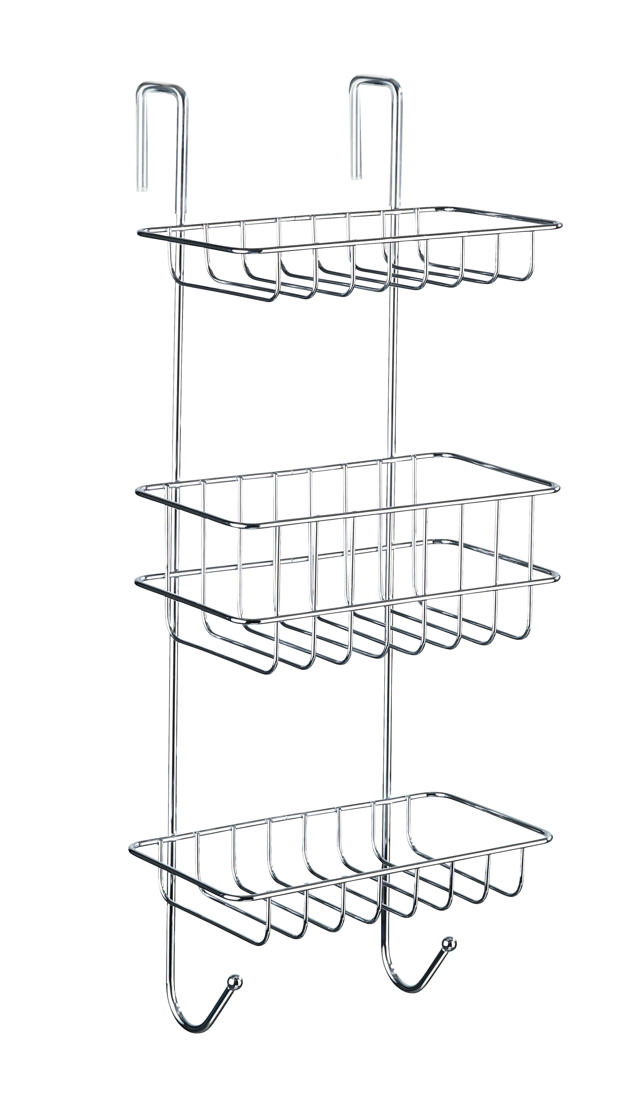 WENKO BATH RACK REVIGO 3 TIER CHROMED 22.5X57X18.5CM