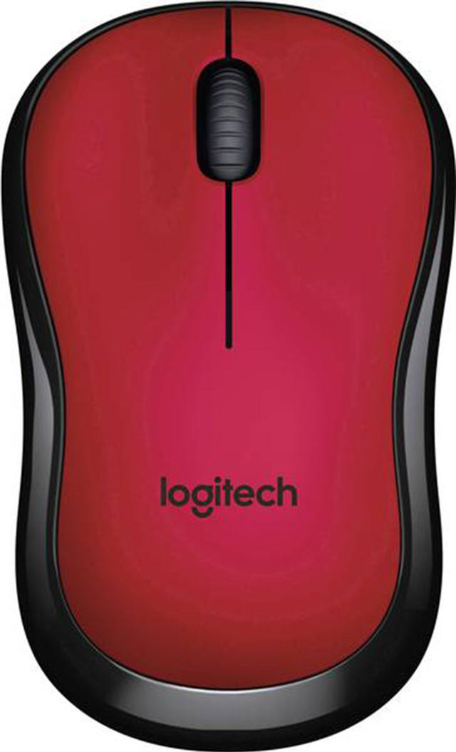 LOGITECH WIRELESS MOUSE RED M220