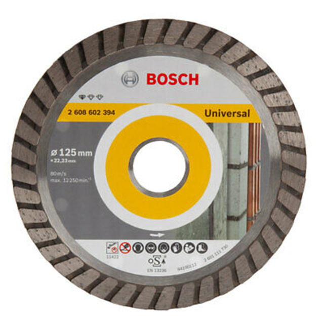 BOSCH STANDARD ΔΙΑΜΑΝΤΟΔΙΣΚΟΣ ΚΟΠΗΣ ΓΙΑ UNIVERSAL TURBO 125 X 22,23 X 2 X 10 MM 