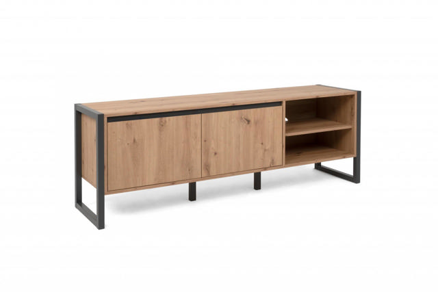 FINORI 2948 DENVER TV STAND - OAK/ANTHRACITE