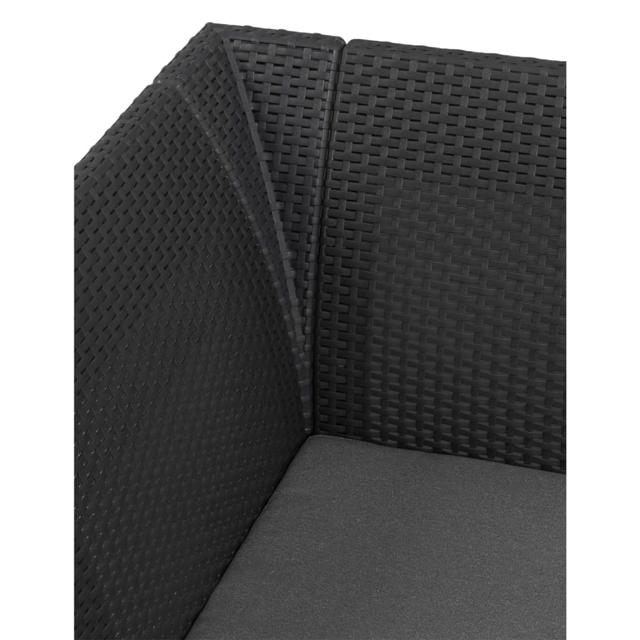 KETER EMMA CORNER SOFA ELEMENT 115X115X74CM - ANTHRACITE