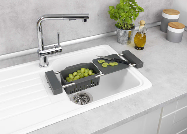 WENKO SINK CADDY CAMI EXTENDABLE 43.5-77.5X8X14CM