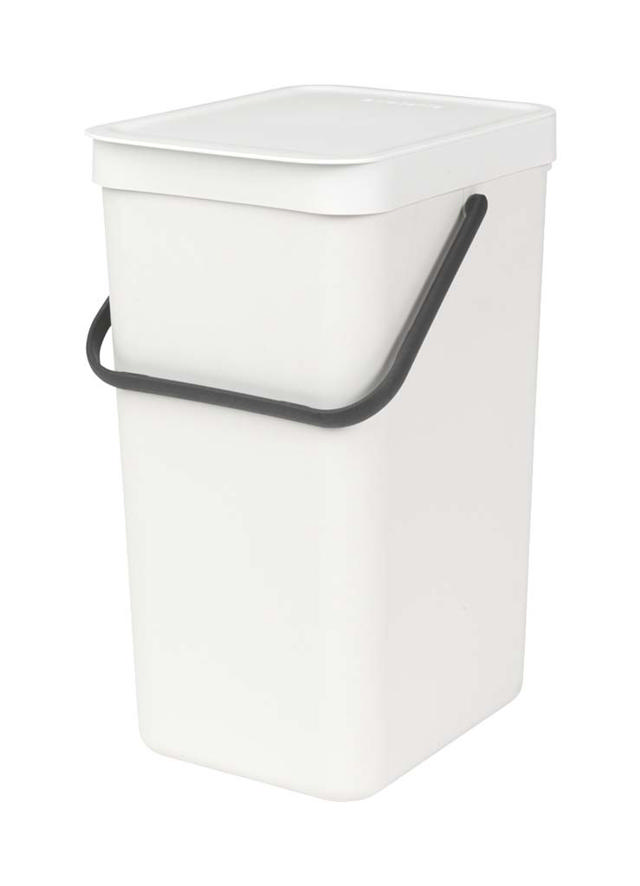 BRABANTIA SORT & GO ΚΑΔΟΣ ΑΠΟΡΡΙΜΑΤΩΝ 16L ΑΣΠΡΟ