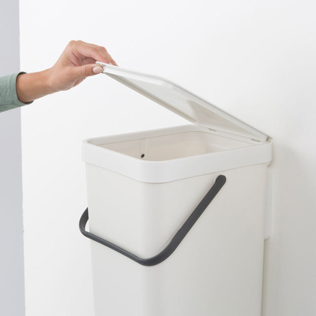 BRABANTIA SORT & GO ΚΑΔΟΣ ΑΠΟΡΡΙΜΑΤΩΝ 16L ΑΣΠΡΟ