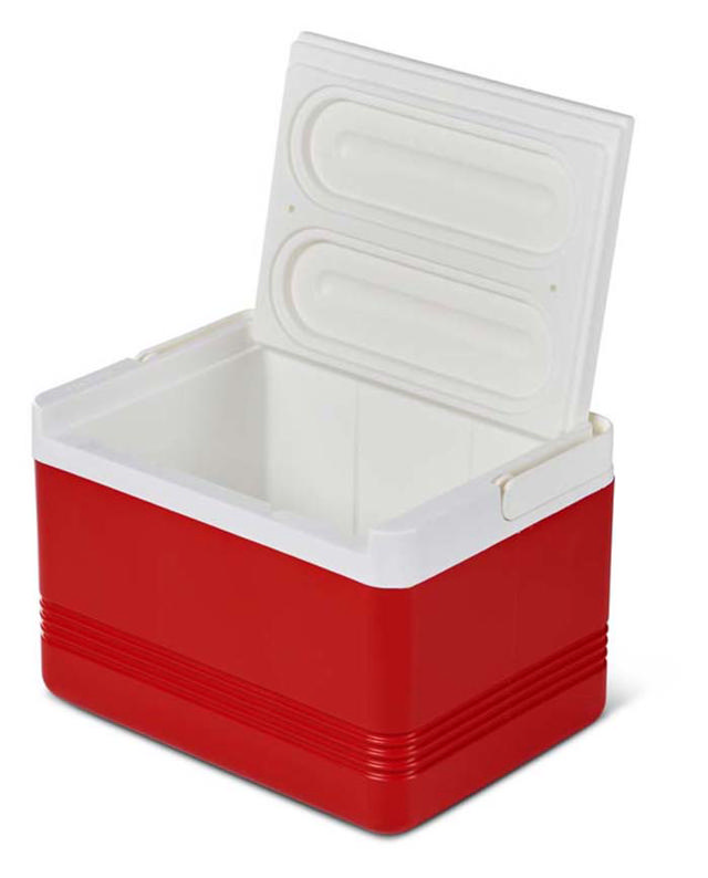 IGLOO FLIPLID COOLER LEGEND 12-CANS RED 8LTR