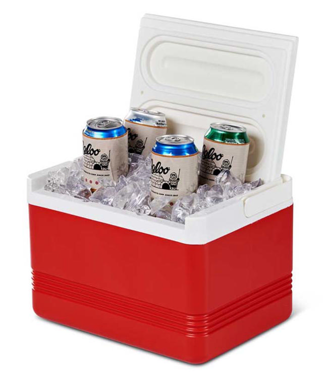 IGLOO FLIPLID COOLER LEGEND 12-CANS RED 8LTR