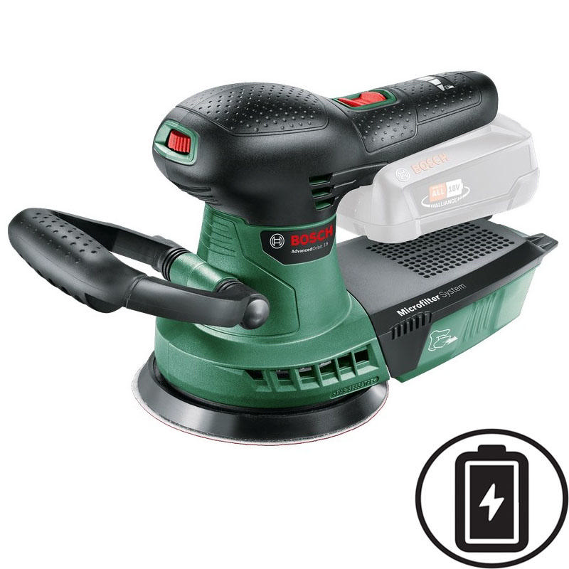 BOSCH ADVANCED ORBIT 18 SOLO SANDER 18V - NO BATTERY INCLUDED