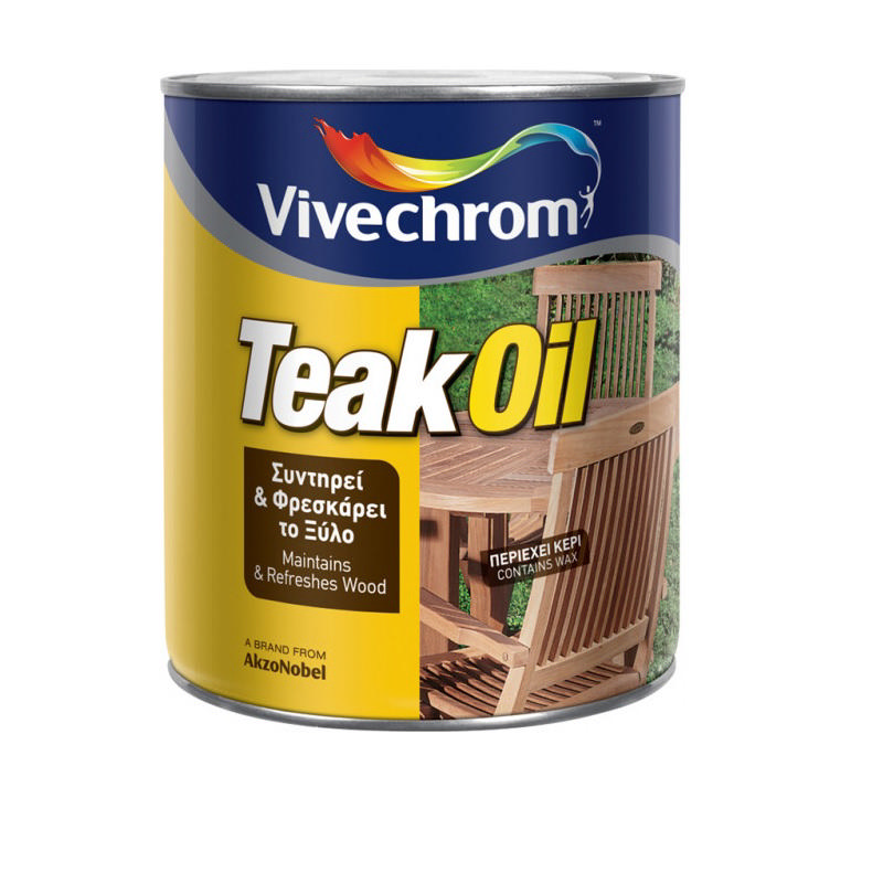 VIVECHROM TEAK OIL 0.75L