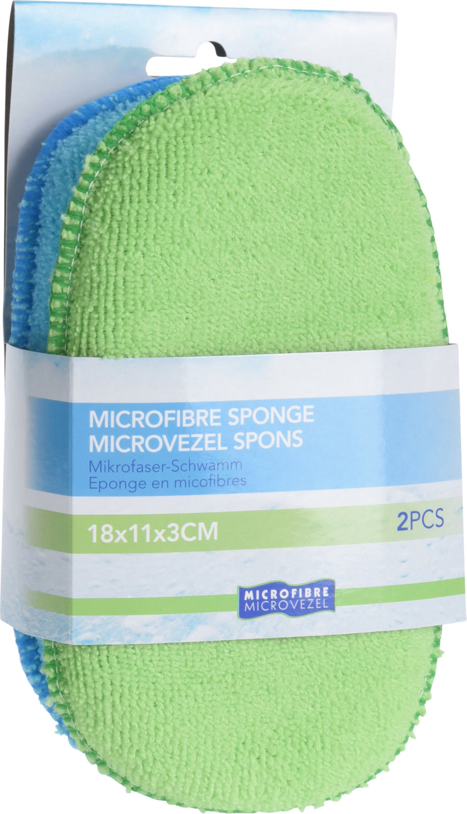 SPONGE MICROFIBER SET 2PCS