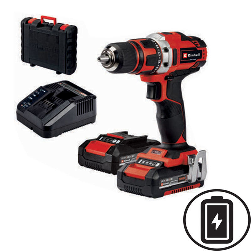 EINHELL TE-CD 18/40-1 4513939 CORDLESS DRILL 18V 2X1.5Ah