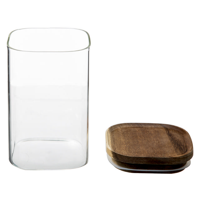 5FIVE 179615 JAR GLASS + ACACIA HERMET 1L