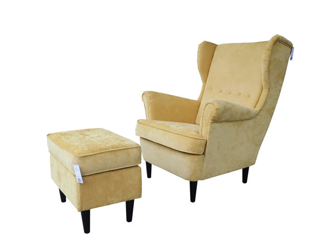 ARIANA ARMCHAIR - YELLOW