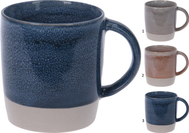 MUG 320ML PATIO 3 ASSORTED COLORS