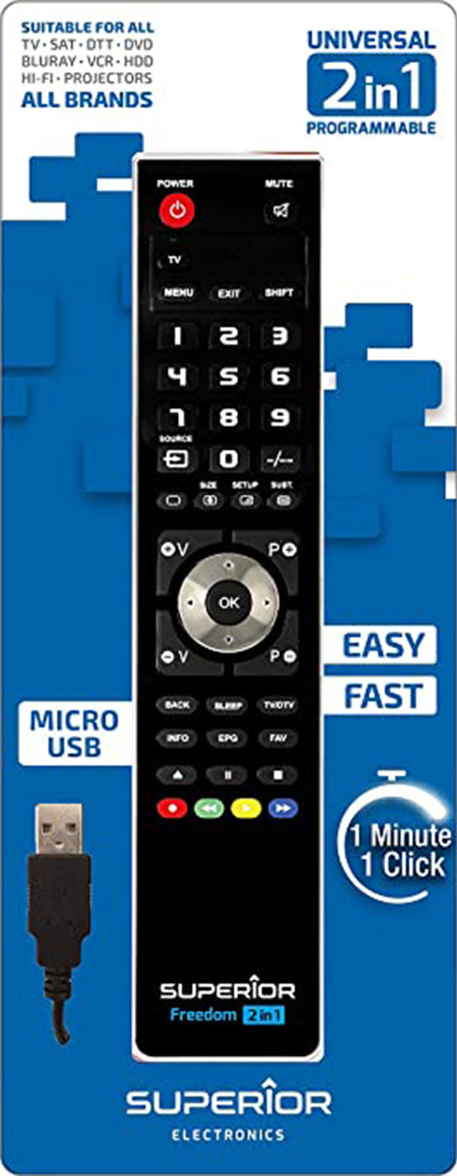 SUPERIOR REMOTE CONTROL  FOR ALL TVS