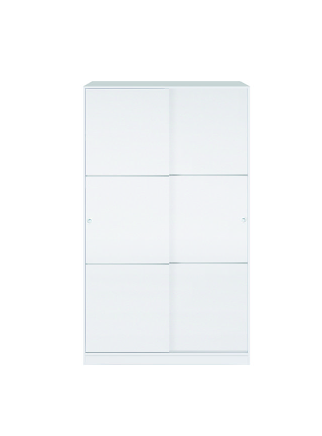 FORES MAX MIRROR WARDROBE 200X120X50CM - WHITE