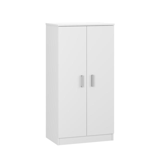 FORES 007813O ZAPATEROS SHOE CABINET 2 DOORS WHITE 108X55X36CM